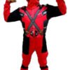 D_916811-MCO79695507986_102024-O.jpg Disfraz Deadpool Niño Máscara Tela Superhéroe Realista Calidad Premium