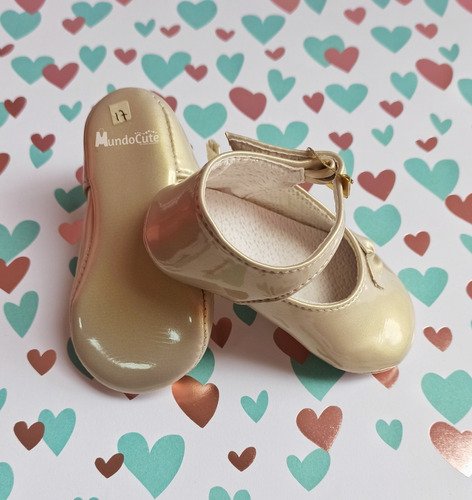 Zapatos Suaves Niña Beige Dorado Bebé Meses Babycute