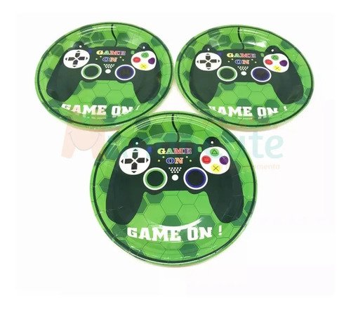 D_917651-MCO45528260775_042021-O.jpg Kit Decoración Cumpleaños Videojuegos Niños Fiesta