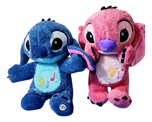 D_918753-MCO83128642607_032025-O.jpg Peluches Respira Pareja Stitch Y Ángel +sonido +luz Roncador Azul Acero