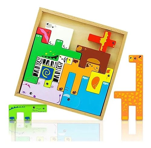 D_919296-MCO48661727211_122021-O.jpg Juego Armable Animales Madera Montessori Granja Selva Juguet
