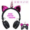 Audífonos Niña Mujer Inalámbricos Bluetooth Unicornio Fm Sd