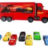 D_919657-MCO81125087366_122024-O.jpg Grua Camión Cars Rayo Mcqueen + 6 Autos Juguete Metálicos Autos Rojo