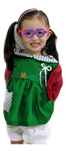 D_920536-MCO91835110029_092025-O.jpg Disfraz Chilindrina Disfraces Niña Chavo Del Ocho Halloween