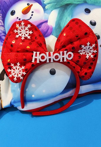 Diadema Navideñas Ho Ho Ho  Balaca Accesorios Navidad! Rojo