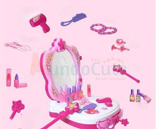 Tocador Espejo Mágico Niñas Maquillaje Juguete