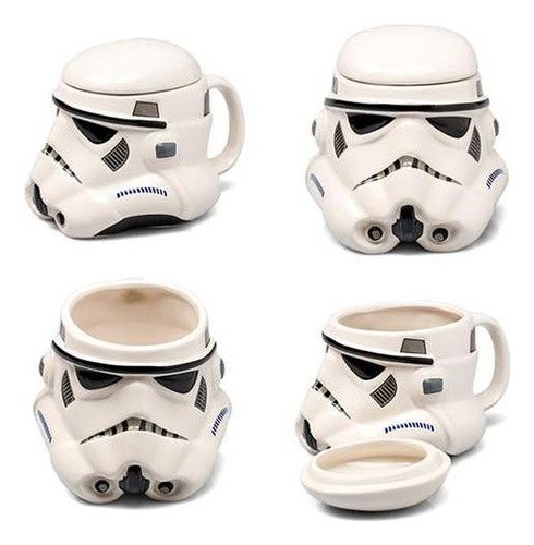 Mug Star Wars Darth Vader O Stormtrooper 3d Cerámica Pocillo