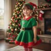 D_922223-MCO97484685683_112025-O.jpg Disfraz Duende Navideña Elfo Niña Disfraces Navidad