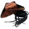 Sombrero Pirata Jack Sparrow Adulto  Accesorio Cosplay Fiesta Halloween Cafe Unica