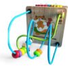 Cubo De Actividades De Madera 5 En 1 Juguete Educativo Crema