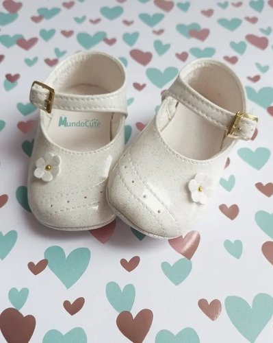 D_924144-MCO46734714561_072021-O.jpg Zapatos Suaves Para Bebé Niña Tipo Muñeca Babycute Blanco 17