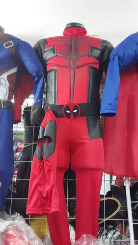 D_924226-MCO79539825860_102024-O.jpg Disfraz Deadpool Adulto Hombre Traje Completo Excelente Calidad M Y L