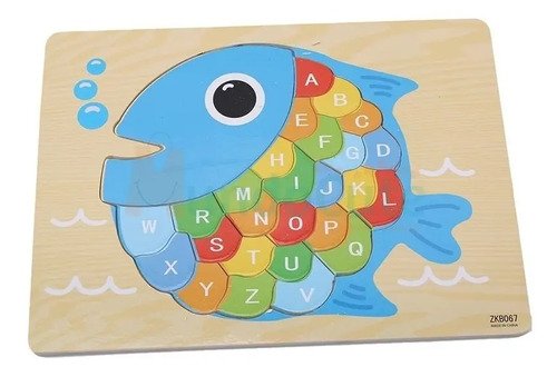 Kit Rompecabezas Didácticos Madera Juguetes Niños 20% Off