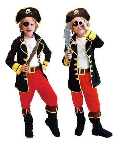 D_925360-MCO83821566177_042025-O.jpg Disfraz Pirata Niños Alta Calidad Disfraces