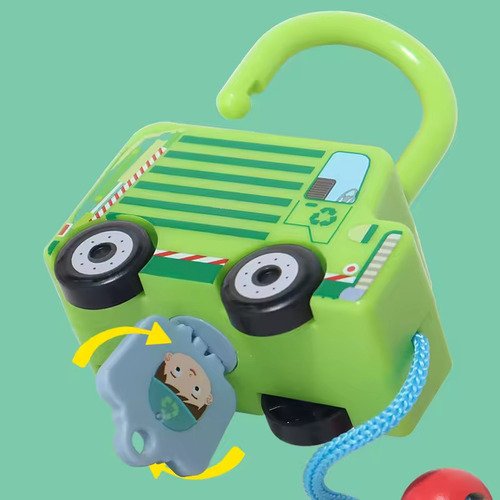 Set Montessori Juego De 6 Candados De Carro Con Llaves