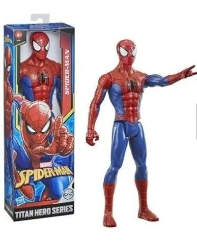 Hasbro Muñeco Spiderman Hombre Araña Rojo Juguete Marvel