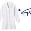 D_926221-MCO116366175497_082026-O.jpg Combo Bata Laboratorio + Gafas Seguridad Niños Mundocute