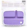 D_926229-MCO75167183443_032024-O.jpg Plato Con División Comida Munchkin Bebé Morado Práctico Violeta Liso