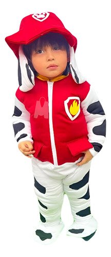 Disfraz Marshall Paw Patrol Niño  Héroe Bombero