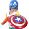 Mascara Capitán América Marvel Mascaras Niños Halloween Azul