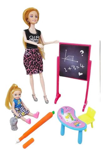 Muñeca Profesora, La Maestra De La Imaginación