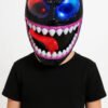 D_928942-MCO90957096242_082025-O.jpg Máscara Venom Con Luces Led Para Niños Negro Venom