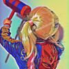 D_928946-MCO43829073263_102020-O.jpg Combo Disfraz Harley Quinn + Peluca + Bate Disfraces Premium