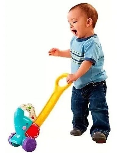 Jueguete Bebé Fisher Price Elefante Camina Y Arrastra
