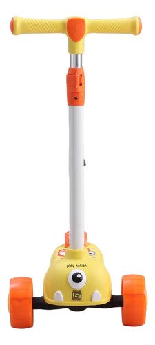 D_931282-MCO80491240896_112024-O.jpg Scooter-patin Infantil Con Led | Freno Y Manillar Ajustable! Amarillo Scooter