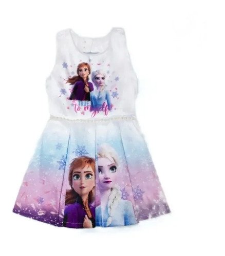 D_932522-MCO45108548072_032021-O.jpg Vestido Niña Elsa Frozen Ropa Niñas Disney Con Tapabocas