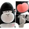 Peluche Gorila 24cm - Suave Y Realista Negro
