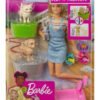 Muñeca Barbie Baño De Mascotas Cuidado Animales Original