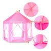 Carpa Castillo Velo Rosado Niña Juguete Princesa Casita Rosa