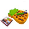 Didáctico Enhebrar Juguete Frutas Niños Montessori Juego