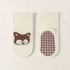 Kit 3 Pares Medias Calcetines Antideslizantes Algodón Niños Varios Estampado L (3 A 5 Años)
