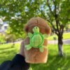 Manilla Capibara Peluche Alta Calidad Suavecito Café