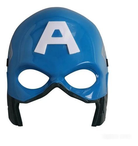 Mascara Capitán América Marvel Mascaras Niños Halloween Azul