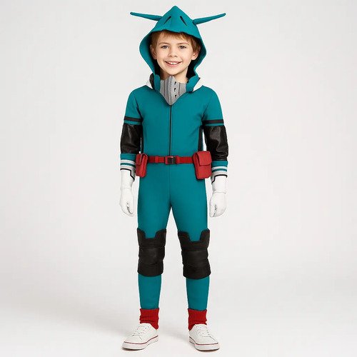 D_939472-MCO94305112482_102025-O.jpg Cosplay Deku Izuku Midoriya Disfraz Niño Anime Mi Héroe Academia