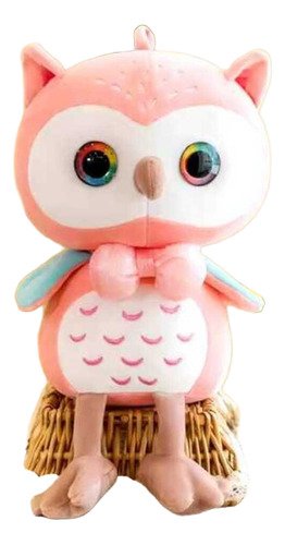 Peluche De Búho 30cm - Suave Y Adorable Diseño Violeta