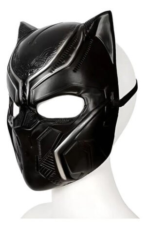 Mascara Pantera Negra Adulto Premium Black Panter Avengers Negro Pantera Negra