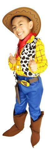 Disfraz Woody Niño Vaquero Toy Story Traje Gudy Accesorios