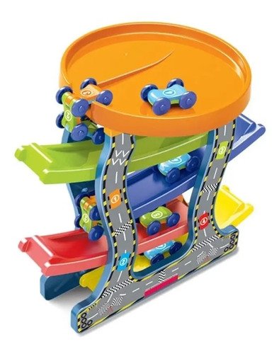 Pista De Carros Didáctica Juguetes Niños Varios