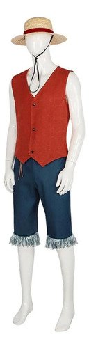 Disfraz Luffy One Piece Niño Cosplay Monkey D. Luffy