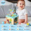 Cubo Madera Multifuncional Montessori Juguetes Didácticos  Multicolor