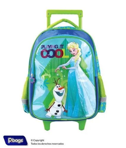 Morral Ruedas Frozen Grande Promoción Excelente Calidad