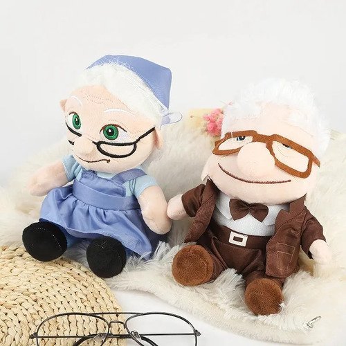 Pareja Abuelitos Up Peluche Regalo Obsequio
