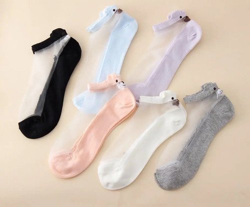 Hermosas Medias Tobilleras Calcetines Diseños Exclusivos.