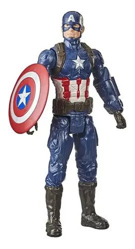 Avengers Capitan America Muñeco Titan Hero 30 Cm Orig Hasbro