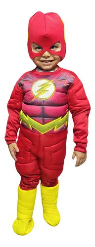 D_950215-MCO79915753826_102024-O.jpg Disfraz De Flash | Traje Completo Con Máscara Y Botas