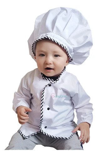 D_950345-MCO89015252194_082025-O.jpg Disfraz Chef Cocinero Cocinera Niño Niña Disfraces Temáticos